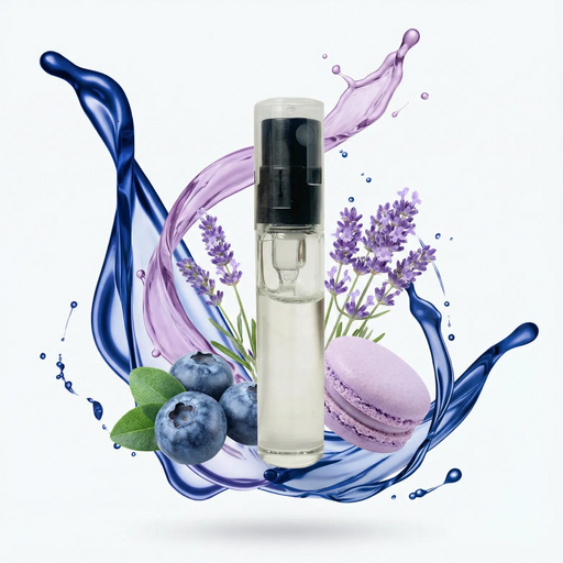 Blueberry Lavender Macaron